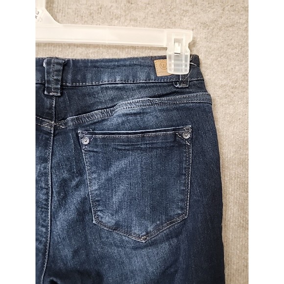 Wit & Wisdom Jeans Womens 8 Blue Skinny Ankle Jegging Dark Wash Stretch - Picture 4 of 7